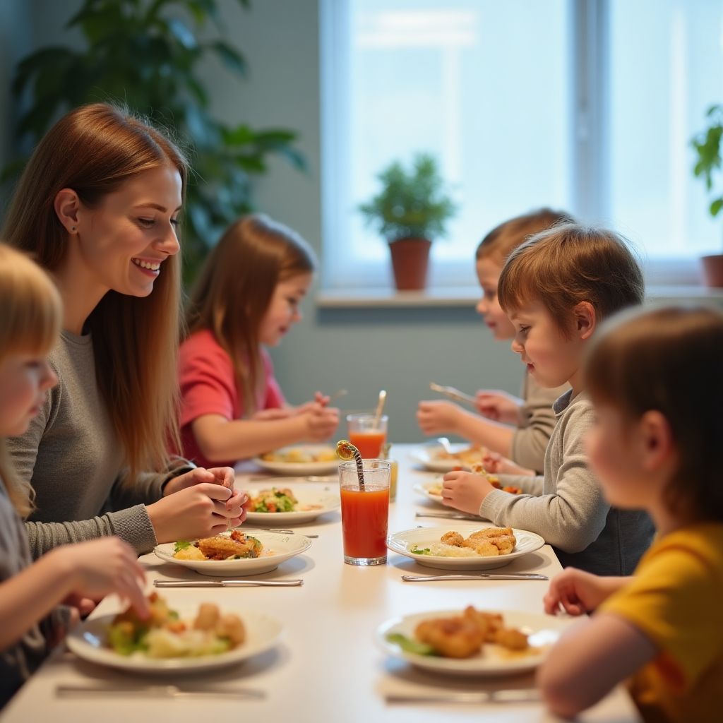 Gemeinsames Mittagessen